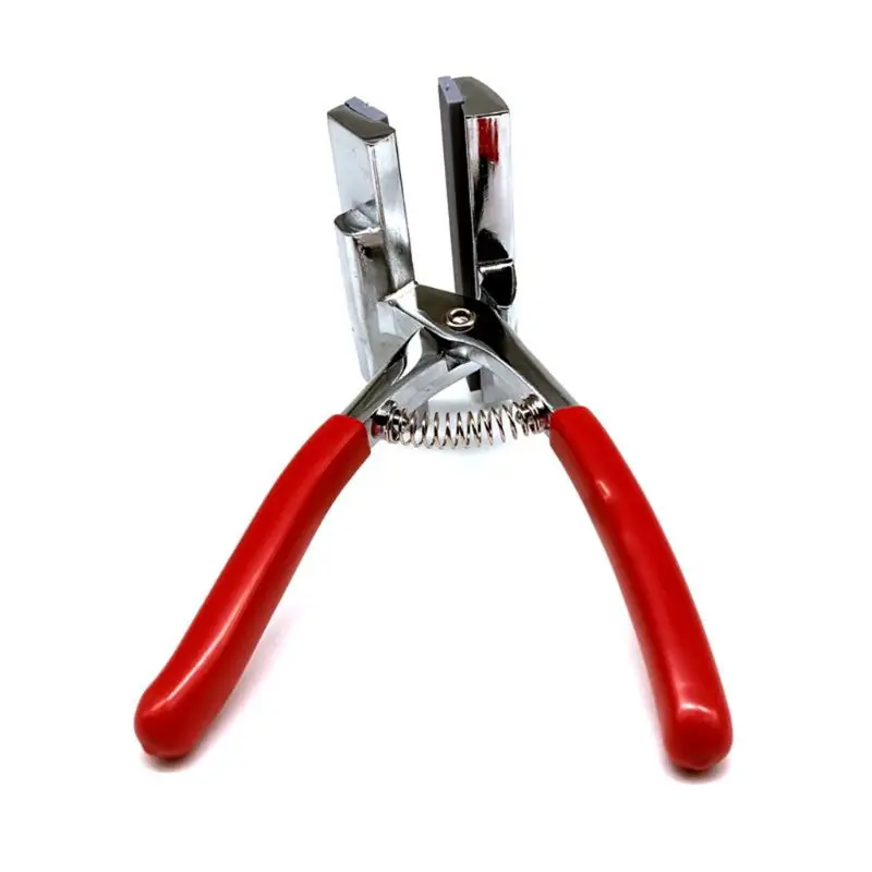 12cm Oil Painting Pliers Clamp with Red Handle Stretched Canvas Cloth Fabric Wide Jaw Stretch Tool for Advertising Print 1XCB