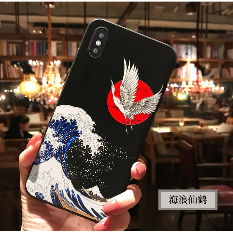 Чехол Emboss China Big dragon Heaven earth для Iphone XS MAX XS X XR, чехол для 6 6S 7 8 Plus