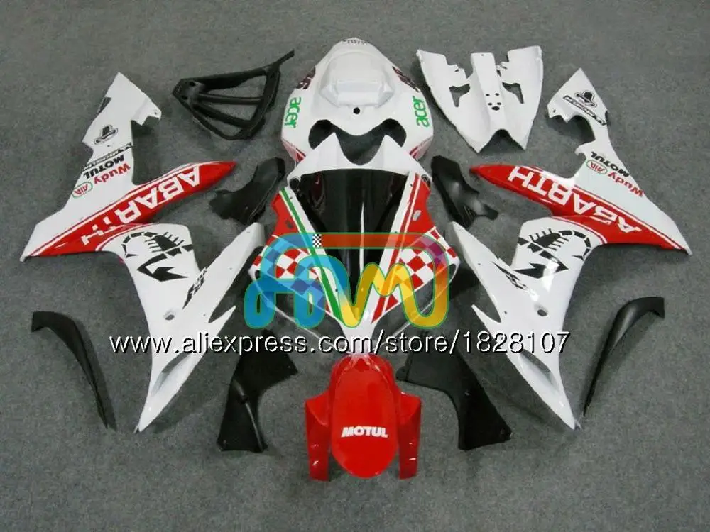 No. 33 Средства ухода за кожей для YAMAHA YZF R 1 1000 CC YZF-1000 YZFR1 04 05 06 54BS. 15 YZF1000 1000CC YZF R1 серебристо-черного цвета YZF-R1 2004 2005 2006 обтекатель - Цвет: No. 33