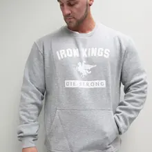 Мышцы Фитнес братья осенние и Новинка зимы Стиль спортивные Повседневное чистый хлопковые пуловеры с круглым вырезом записная книжка С ПЕРЕПЛЕТОМ с Fit Дышащие пальто чехол