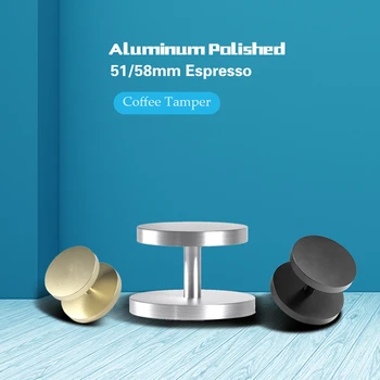 

Heavy Flat Plated Coffee Press Base 51mm 58mm 2-base Coffee Bean Press Grinder Hammer Coffee Distributor Espresso Cafe Tools