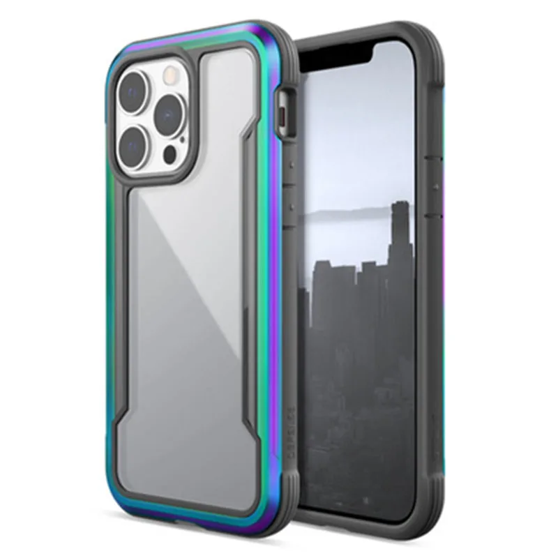 Raptic Shield for iPhone 14 Pro Max Case, Shockproof Protective Clear Black