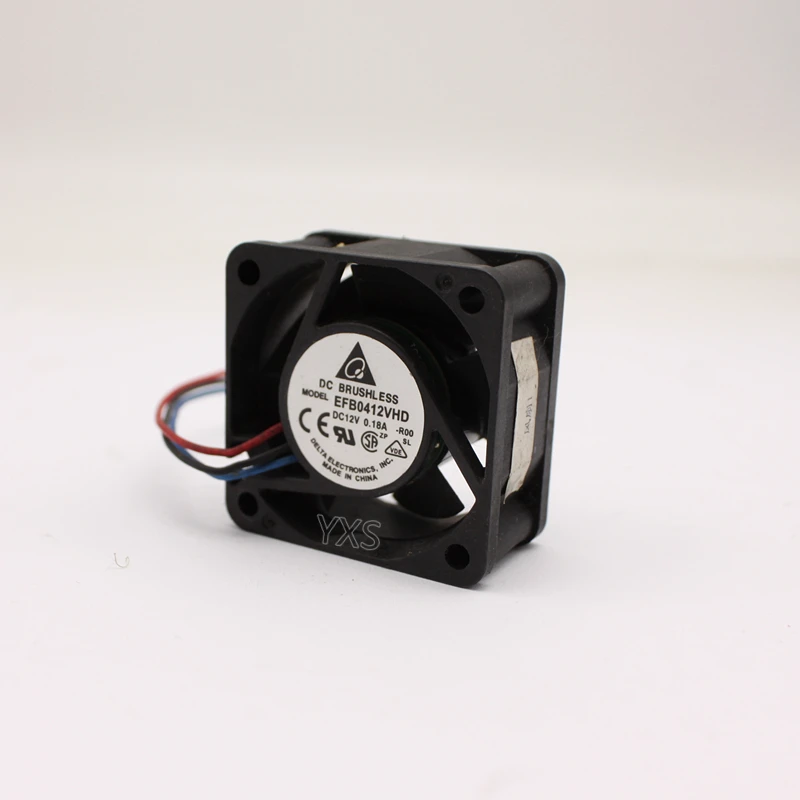 Новый оригинальный вентилятор охлаждения EFB0412VHD R00 4 см 4020 40*40*20 мм DC 12 В 0.18A 1 44 Вт 9000