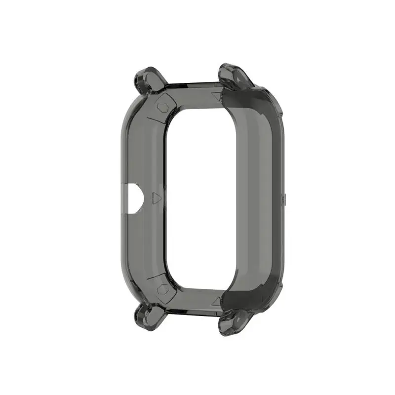 Черный Защитный чехол для Xiaomi Huami Amazfit GTS Watch, мягкий силиконовый чехол для Amazfit GTS, чехол, браслет, аксессуары - Цвет: Черный