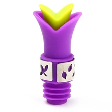 Творческий практичный Лилия вино пробка силиконовый пищевой прочный вино залить Бар Инструмент Лилия бутылка вина пробка