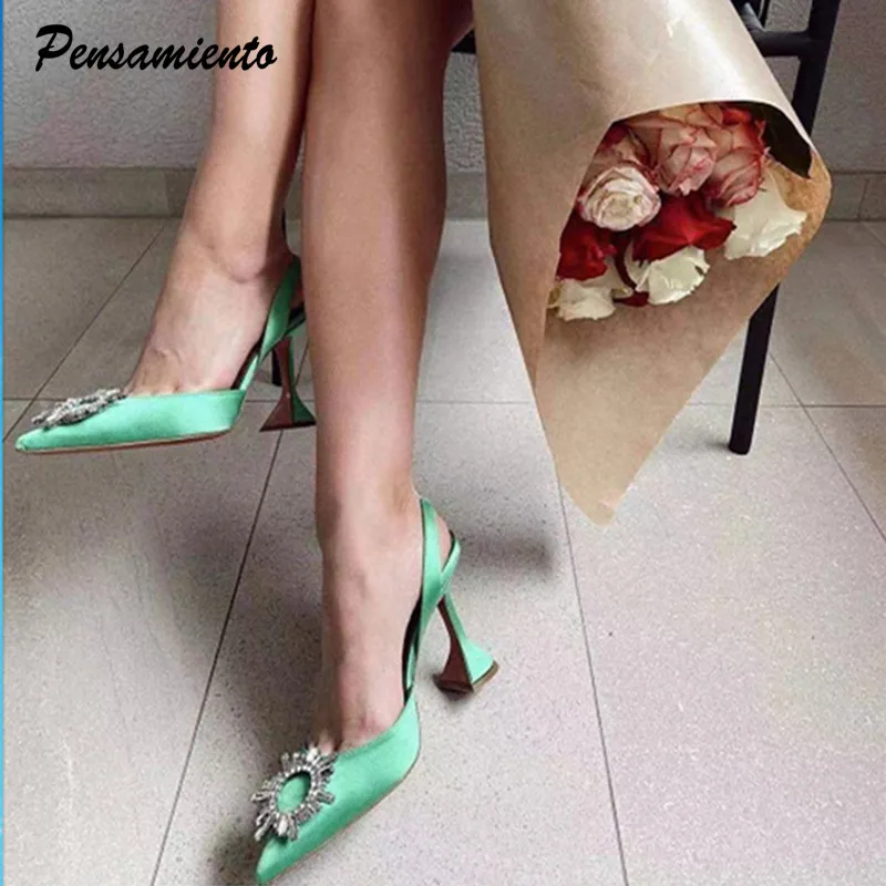 Damen Croco Sandalen - Slingback-Stil mit offener Zehenpartie