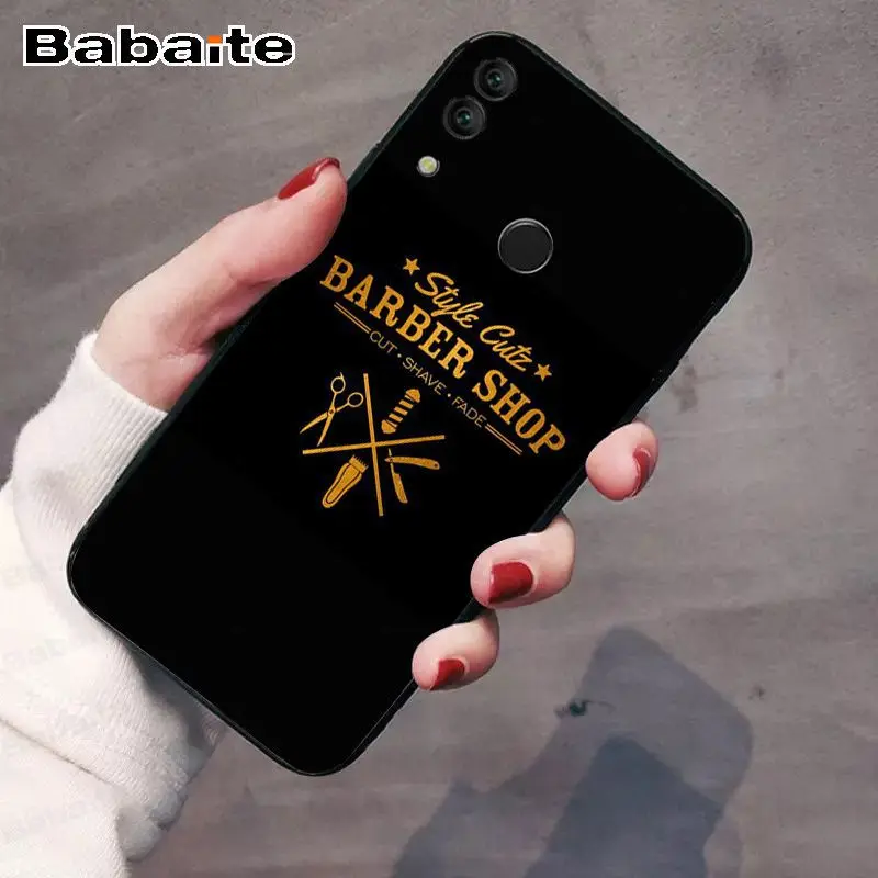 A16 Чехол для honor 8x смешное письмо Парикмахерская волосы Мягкий силиконовый чехол для телефона для huawei p20 p30 p20lite nova 3i mate20 pro чехол s - Цвет: A16