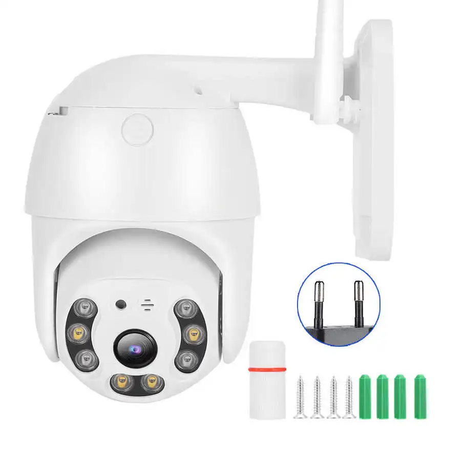 Ночная камера 1080 дюйма Wifi 110 P с двойным источником светильник купольная