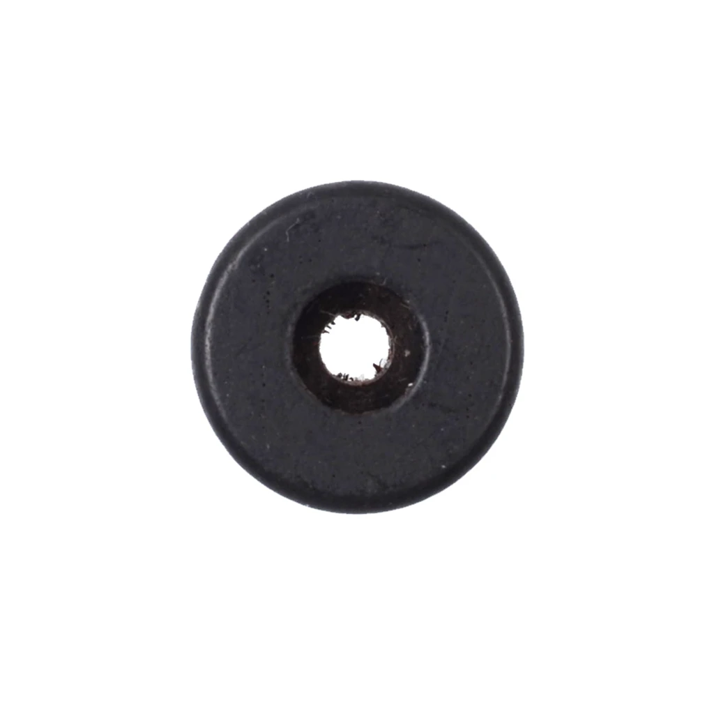 2 Pieces Ebony Guitar Strap Button Endpin Strap Lock for Guitar Parts Accessories