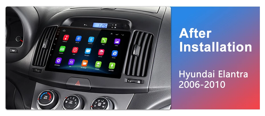 Discount Junsun 2G+32G Android 8.1 4G Car Radio Multimedia Video Player Navigation GPS WiFi 2 din For Hyundai Elantra HD 2006-2010 no dvd 6