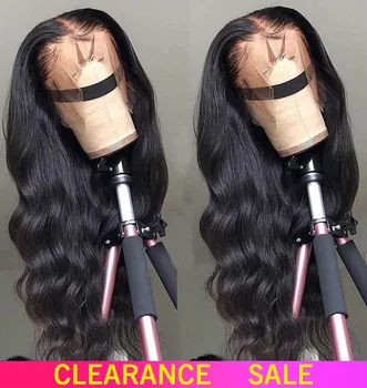 

HD Transparent Lace Frontal Wigs T Part 150 Density Body Wave Lace Front Wig REMY Body Wave Human Hair Wigs Brazilian Hair Wigs