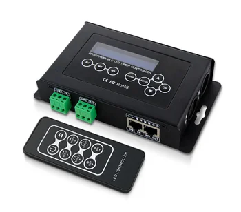 

49 changing patterns DMX 512 DIY programming light controller with LCD screen