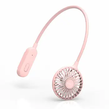 

Hanging Neck Fan Portable Handheld Desktop Cooling Fan USB Charging Clip Cooler M2EE