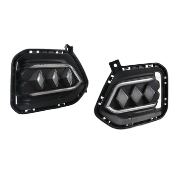 

LED Daytime Running Fog Lights Turn Indicator Bumper DRL for Hyundai Ix35 2018+