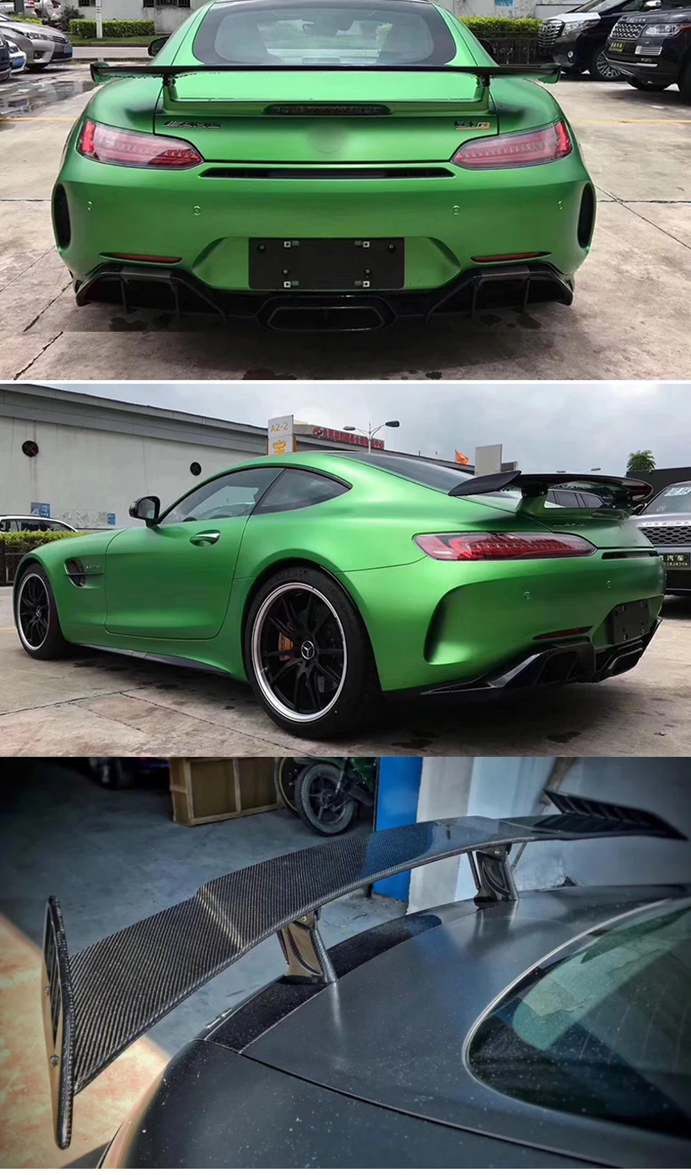 Спойлер заднего багажника, крыла для Mercedes-Benz для AMG GTS углеродное волокно крыло багажника спойлер