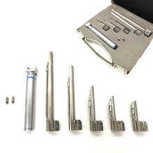 Прямые продажи с фабрики ларингоскопы из нержавеющей стали 5 лезвий Led оптическое освещение хирургические инструменты