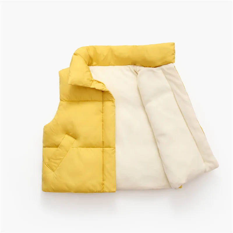 3-11Years Winter Thick Children Girls Boys Vests Coat Sleeveless Waistcoat Fashion Kids Girls Clothes Casual Vests for Boy