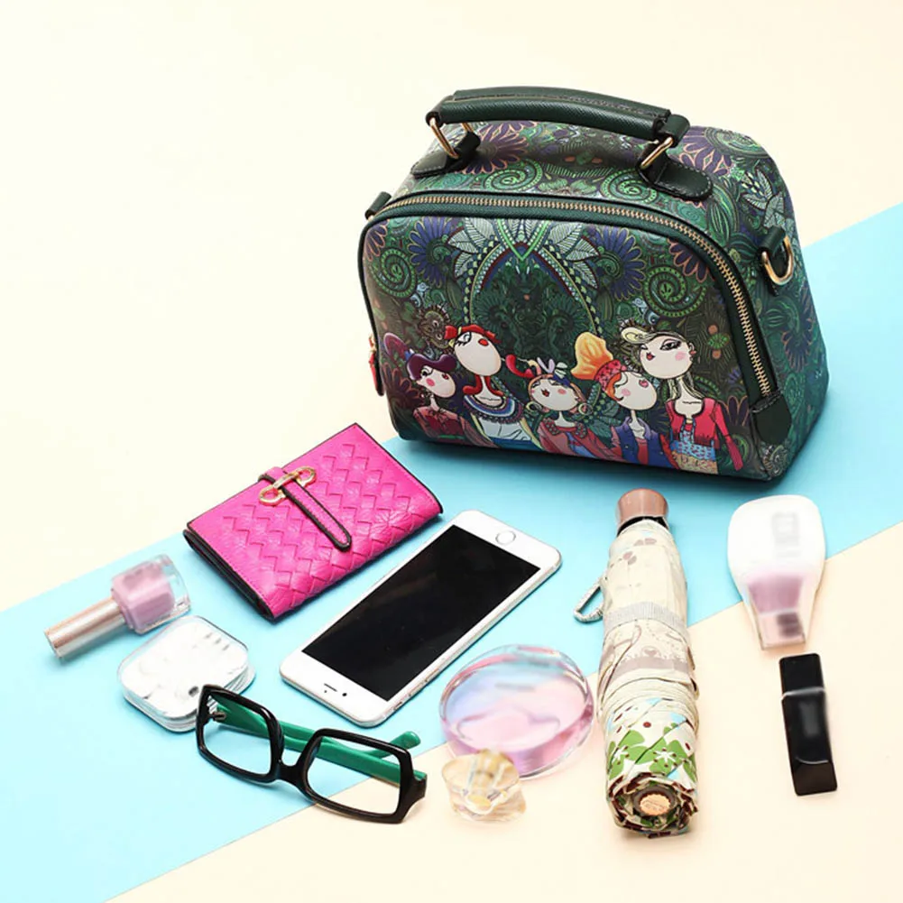 Дизайн, роскошная Высококачественная женская сумка из искусственной кожи зеленого цвета с объемным рисунком, женская сумка через плечо, женские маленькие сумки