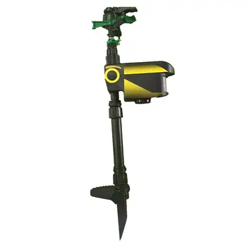 

Solar Powered Animal Repellent Pest Motion Activated Repeller Dog Fox Deterrent Chaser Repellent Water Sprinkler Outdoor Garden