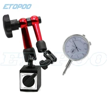 Comparador magnético universal da precisão do messuhr de zifferblatt para a calibração do equipamento mini indicador de discagem de 10mm