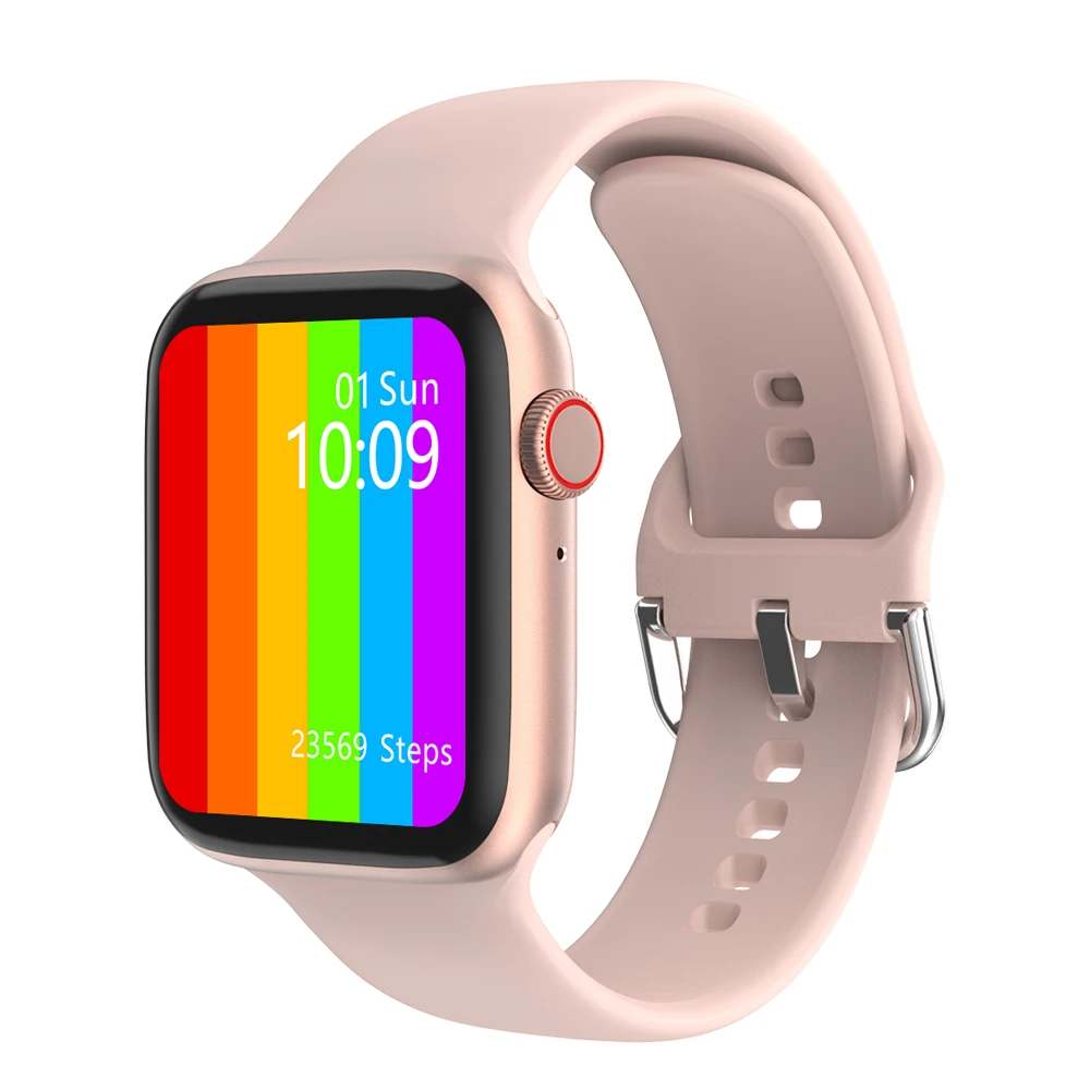 2021 New IWO W26 + Plus Smart Watch Rotate 1.75 Inch Screen Custom Dial ECG Body Temperature Bluetooth Call SmartWatch PK IWO 13 