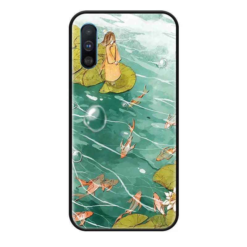 note10 1 Note10+ Lotus карп кои пруд и черный белый Карп чехол для samsung note 10 Plus note10 рельефный чехол пиксель мультфильм игра Рисунок высокой четкости - Цвет: note10 1