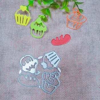 

Cupcakes Metal Cutting Dies Stencil Template for Embossing DIY Scrapbooking Paper Album Gift Cards Making New Dies for 2019