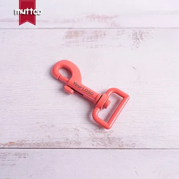 

50pcs/lot Engraved buckle, We provide laser engraving service customize LOGO dog clasp new candy colors swivel snap hook