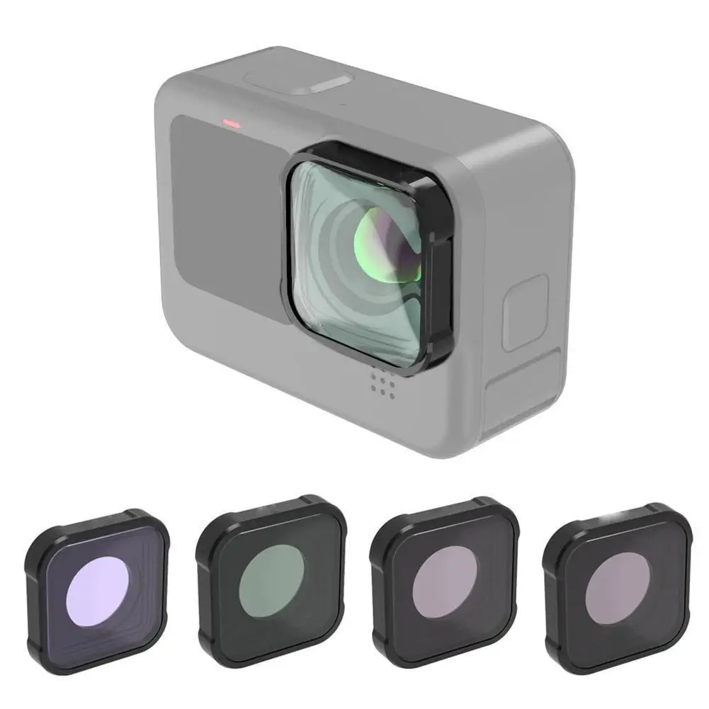 1PC Camera Lens Filter Fisheye Lens Macro Lens For Gopro Hero 10/9 Black Action Camera