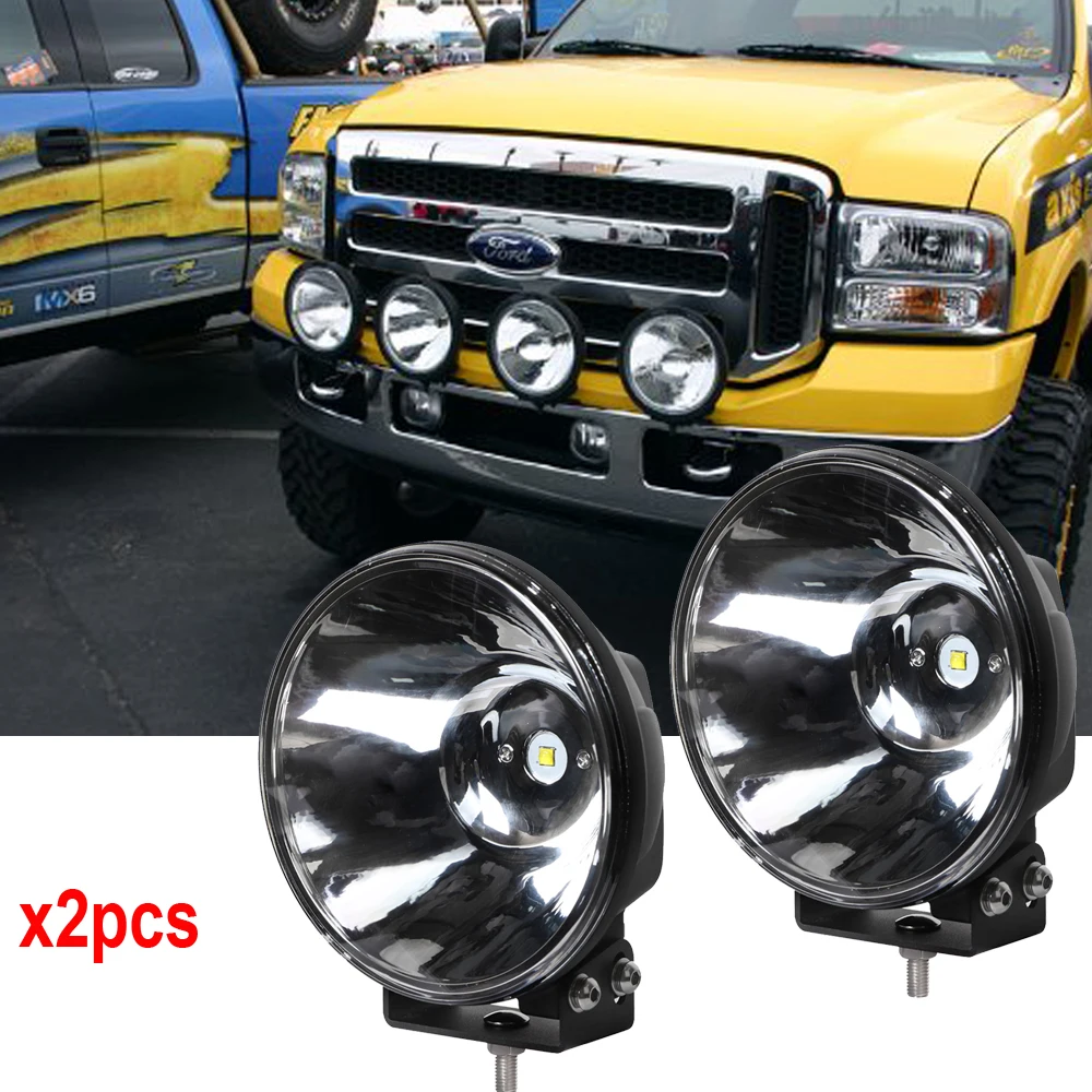 GDCREESTAR 357200011 дальнего света светодиодные дополнительные фары для 4x4 внедорожных рабочих огней x2pcs