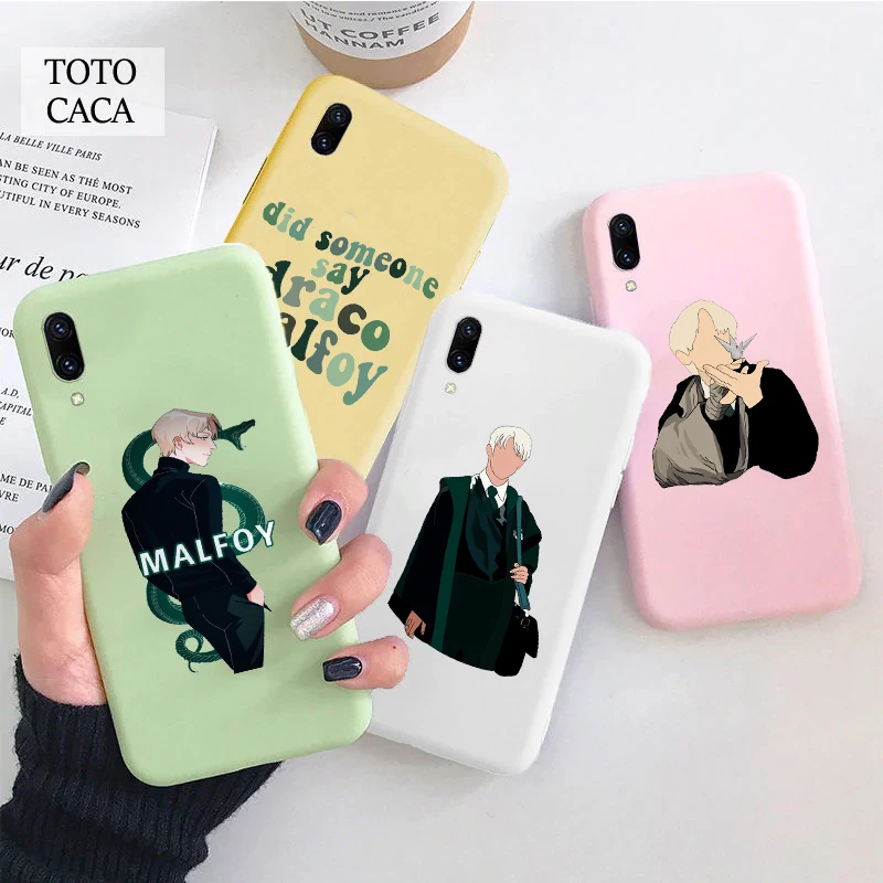 Draco Malfoy Забавный розовый белый чехол для телефона IPhone XR X XS 11 12 Pro Max Модный Iphone 7 7Plus 8