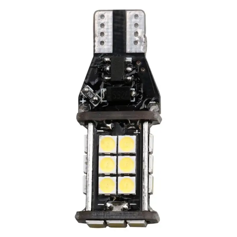 2 шт. T15 W16W 24SMD светодиодный автомобильный дополнительный светильник CANBUS без ошибок задние фонари автомобильный дневной ходовой светильник автомобильные аксессуары