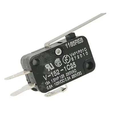 

5Pcs NO NC Momentary Hinge Lever Miniature Basic Micro Switch V-152-1C25 SPDT