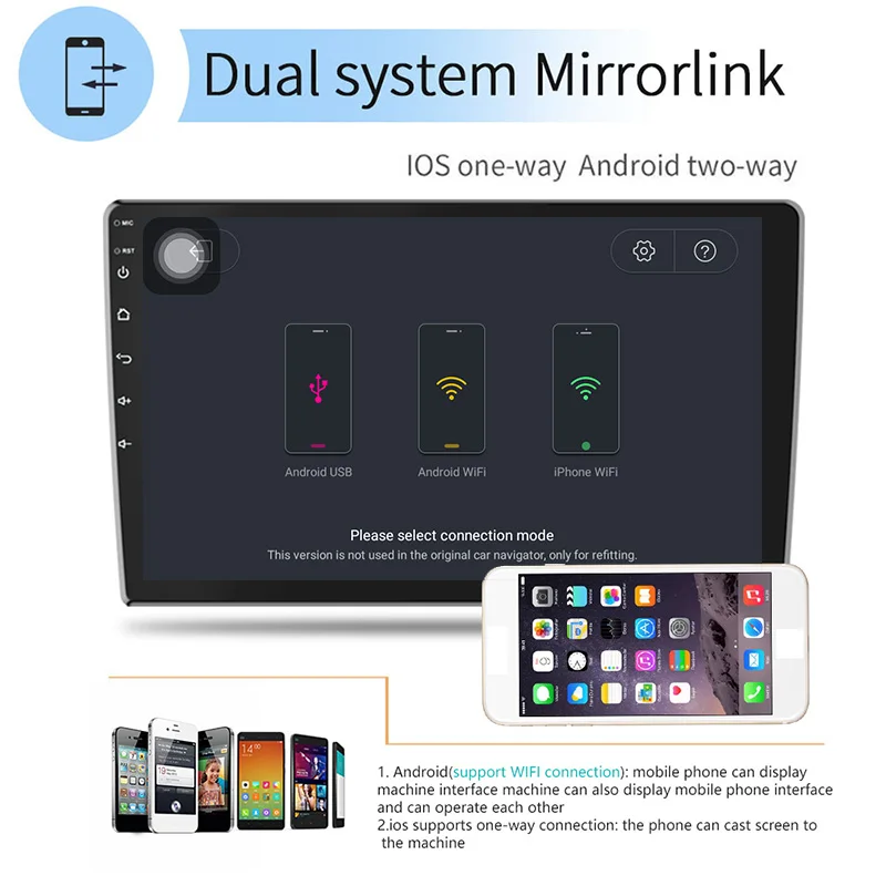2G+ 3 2G 2din Android 8,1 RDS Автомагнитола для 9/10 дюймов Универсальный сменный автомобильный dvd-плеер gps navi 1080P OBD FM автомобильные аксессуары
