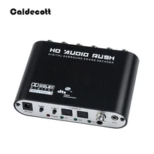 Caldecott-decodificador de audio SPDIF Coaxial a RCA DTS AC3, amplificador digital óptico, convertidor y amplificador analógico, HD, 5,1 canales