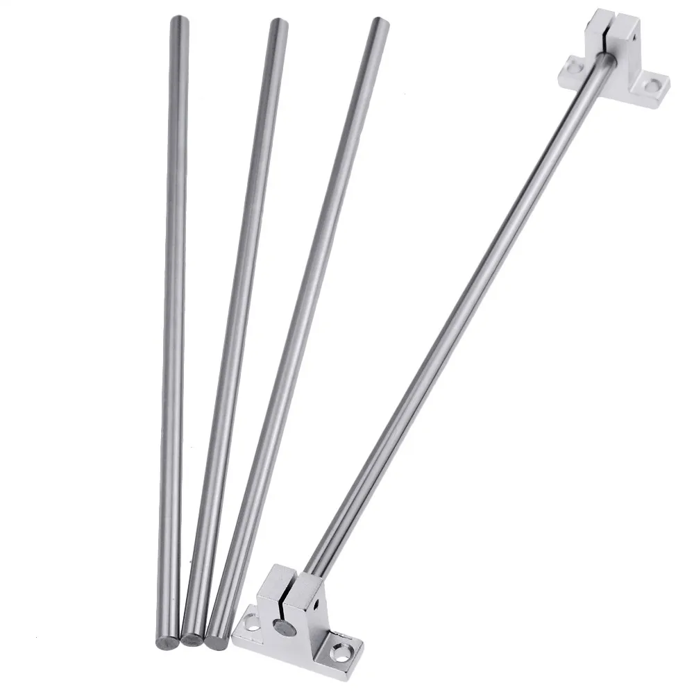 Linear Shaft Cylinder Chrome Plated Linear Rail Round Rod Optical Axis 1pcs 12mm-15mm Length 100-500mm linear shaft rod