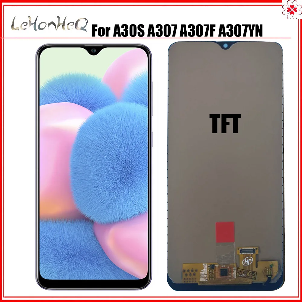 TFT ЖК-дисплей для samsung galaxy A30S A307 A307F A307FN/DS ЖК-дисплей сенсорный экран дигитайзер в сборе для samsung A30S A307