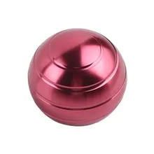 Мяч форма металлический Рабочий стол декомпрессия вращающийся Сферический гироскоп настольная игрушка Металл гироскоп Иллюзия течет палец игрушка