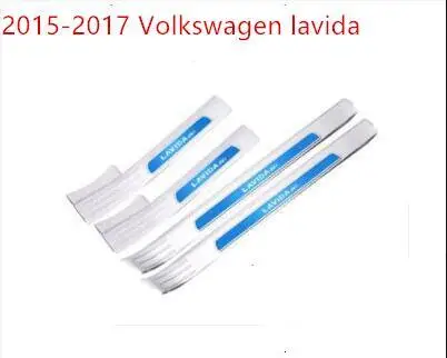 Для Volkswagen- lavida порог бар плюс новая lavida Модифицированная педаль Добро пожаловать lavida декоративная яркая полоса - Цвет: Inside