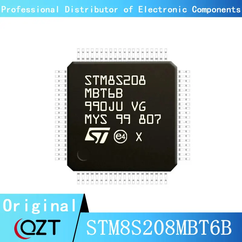 10pcs/lot STM8S208 STM8S208MB STM8S208MBT6 STM8S208MBT6B LQFP-80 Microcontroller chip New spot 1pcs lot stm8s208rbt6 stm8s208 rbt6 lqfp 64 mcu chipset 100% new