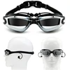 Myopia Swimming Goggles Earplug Professional Adult Silicone Swim Cap Pool anti fog Men Women Optical waterproof Eyewear Glasses