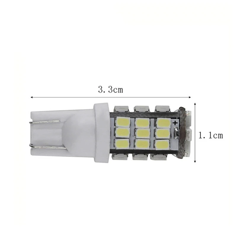 Автомобильный габаритный фонарь, сигнальная лампа без ошибок T10 Led Canbus W5W 1206 42smd, автомобильный боковой клиновидный купол, светильник для Чтения номерного знака