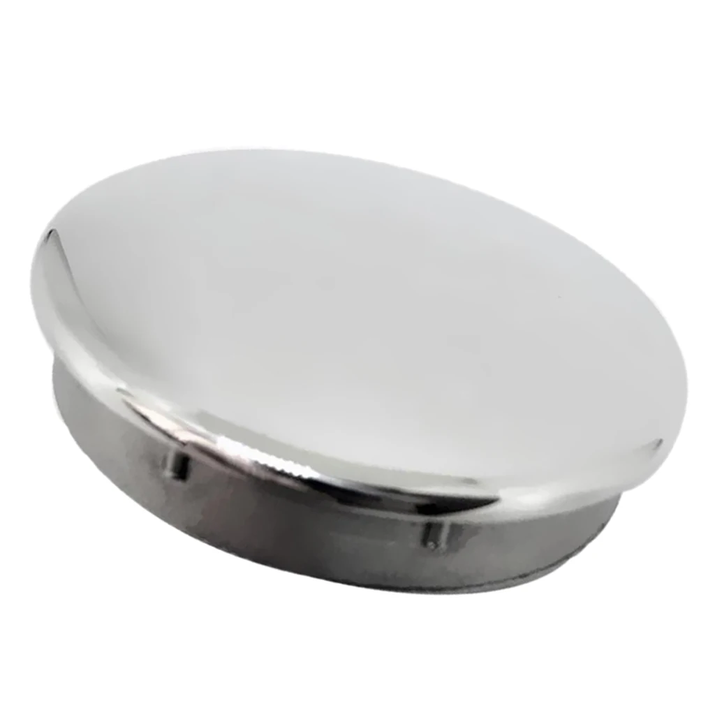 Silver Boat Steering Wheel Center Cap 3 inch Inside Diameter Boat Steering Wheel Knob 316 Stainless Steel