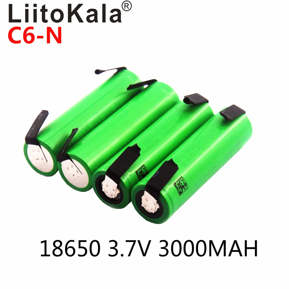LiitoKala VTC6 оригинальный 18650 Аккумулятор для SONY литий ионные литиевые батареи