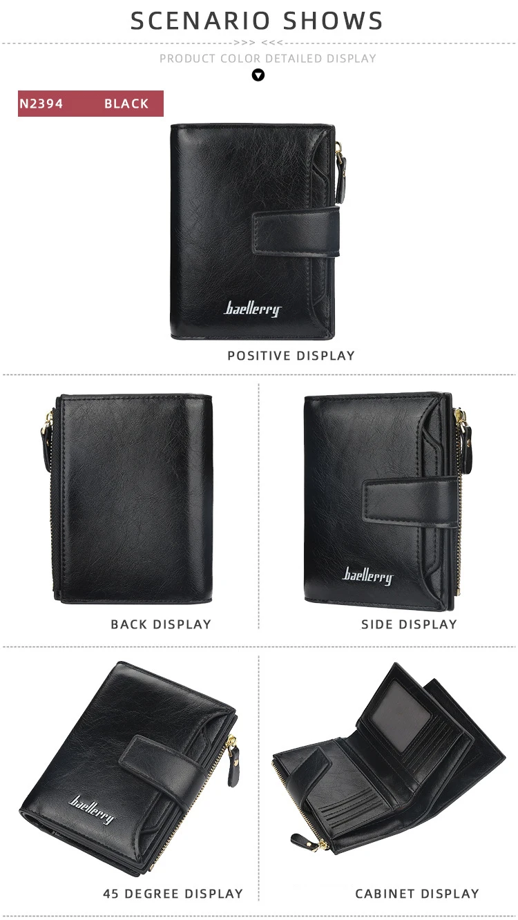 Small Wallet Women Short Leather Women Wallets Zipper Purses Portefeuille Female Purse Clutch Multi-card position Women Wallet