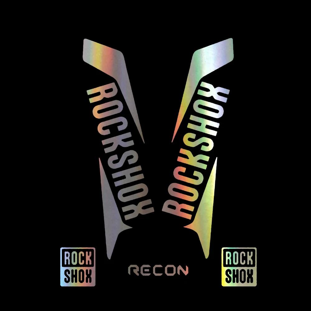 Стильные наклейки для RockShox RECON горного велосипеда Передняя фотография передняя