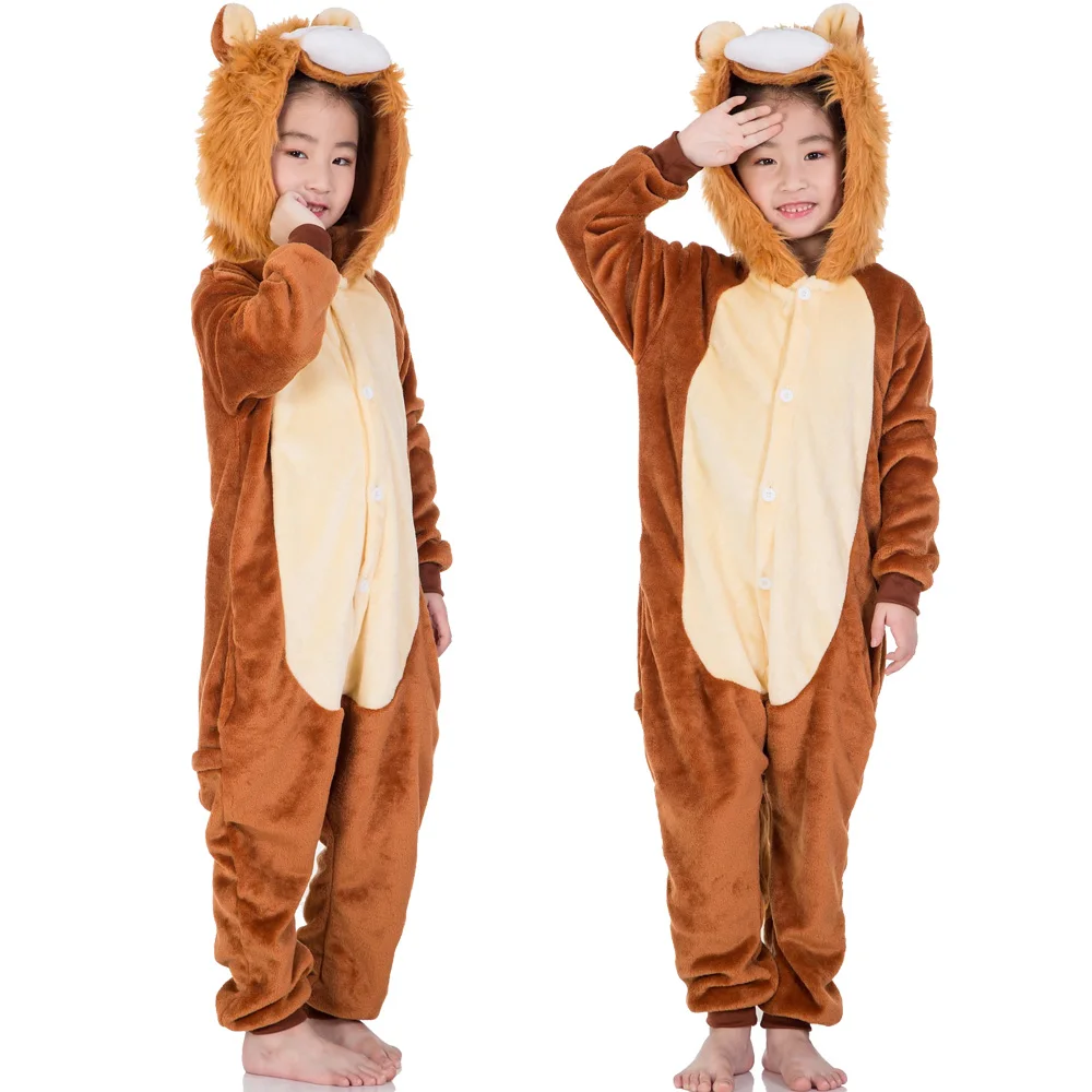 Boys Lion Animal Pajamas Kids Animals Costume Clothes Girls Unicorn Pijamas Unicornio Pajamas For Girls Kids Onesie Pyjamas