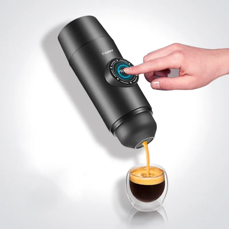 Портативный Электрический Кофе Mechine мини Nespresso кофеварка встроенный аккумулятор горячий/холодный Извлечение порошок и капсулы Открытый путешествия