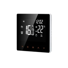 

LCD Touch ScreenThermostat Programmable AC110-230V 3/16A Digital Electric Floor Heating Room Air Thermostat Home Warm Controller