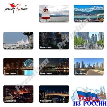 

Fridge magnet stiker Vancouver Ванкувер, Канада туристический Магнит на холодильник размером 40x70 мм.